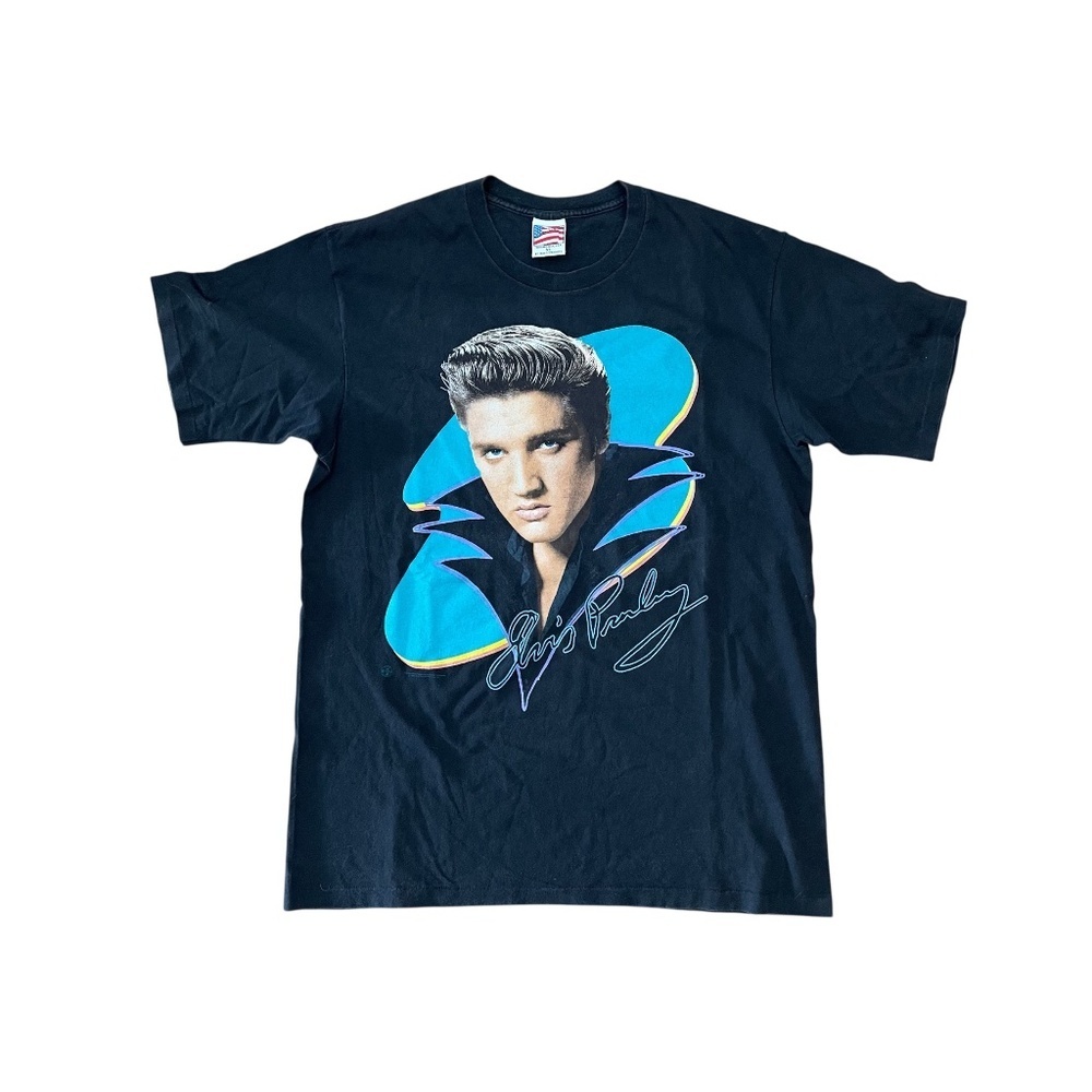 Vintage Early 90s Elvis Presley Single Stitch Graphic T-Shirt XL USA Made